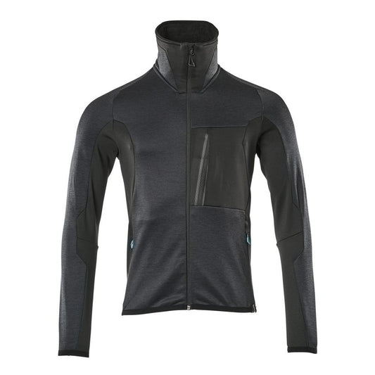 Fleece-villapaita vetoketjulla mikrofleece-takki