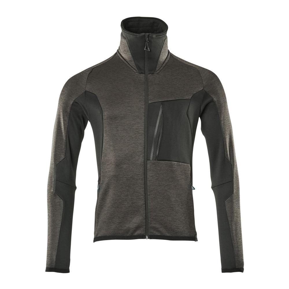 Fleece-villapaita vetoketjulla mikrofleece-takki