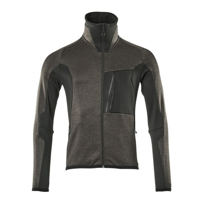 Fleece-villapaita vetoketjulla mikrofleece-takki