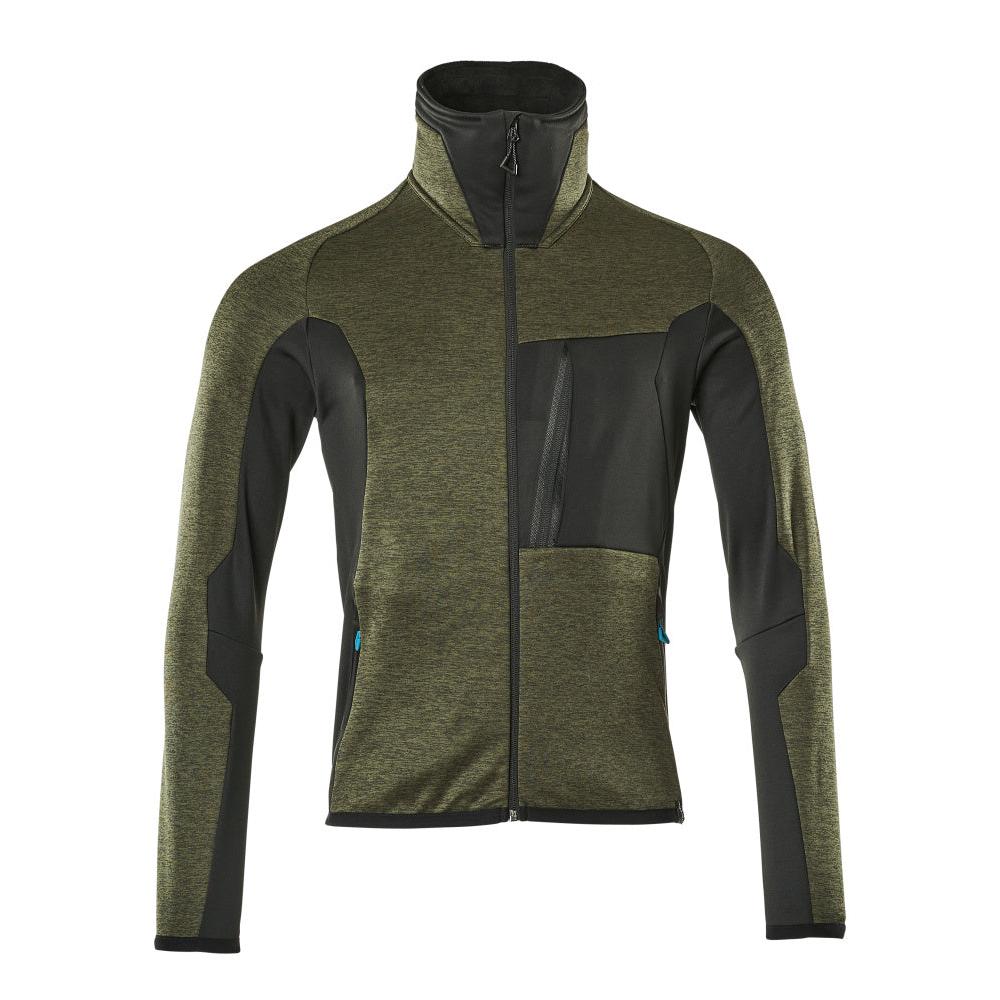 Fleece-villapaita vetoketjulla mikrofleece-takki
