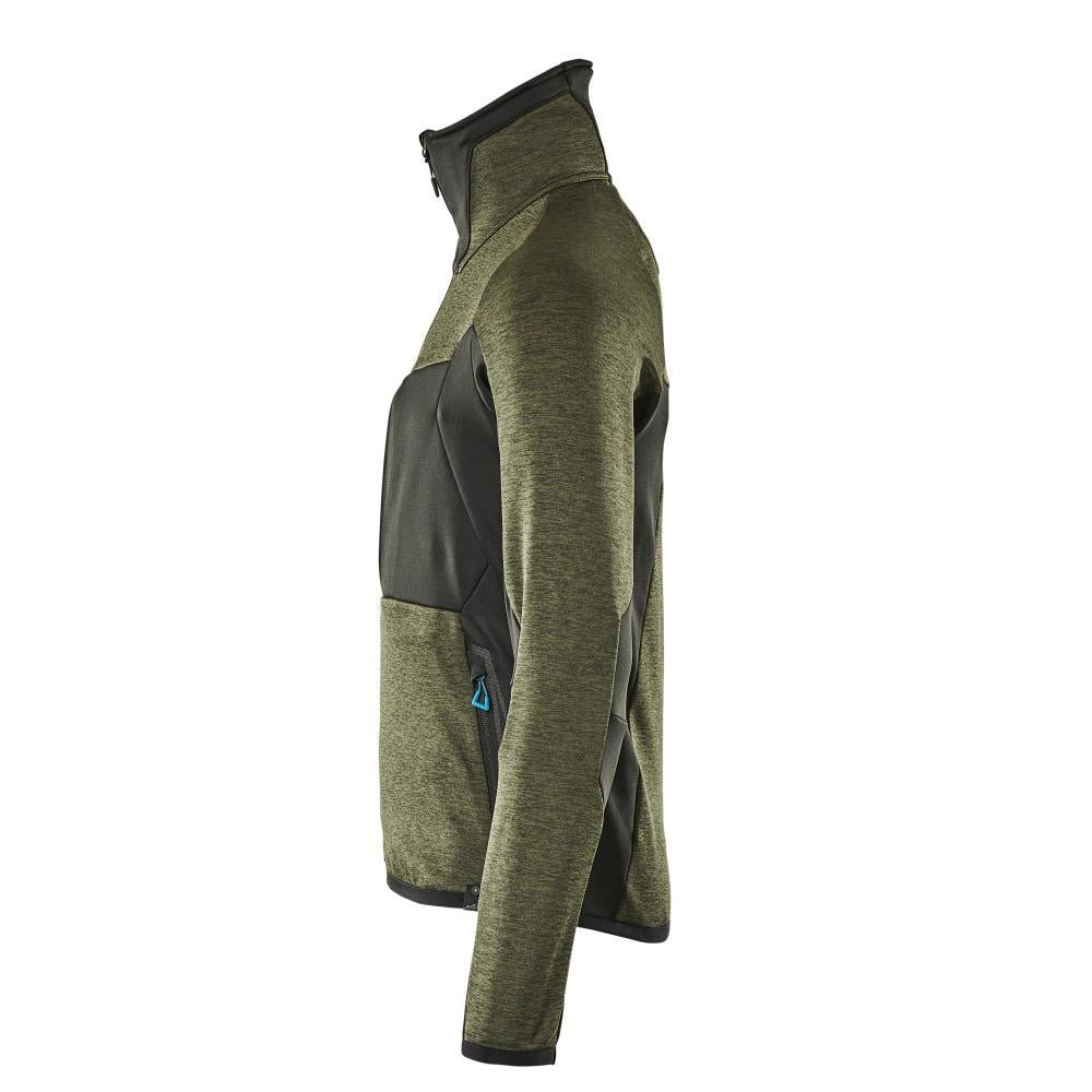 Fleece-villapaita vetoketjulla mikrofleece-takki