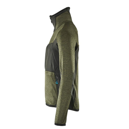 Fleece-villapaita vetoketjulla mikrofleece-takki