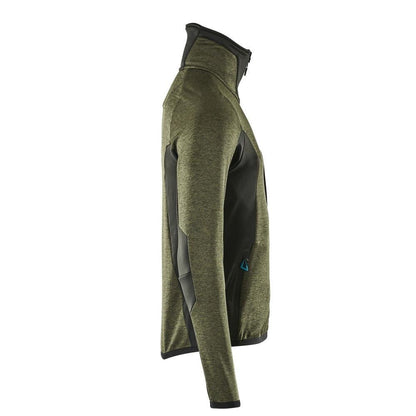 Fleece-villapaita vetoketjulla mikrofleece-takki
