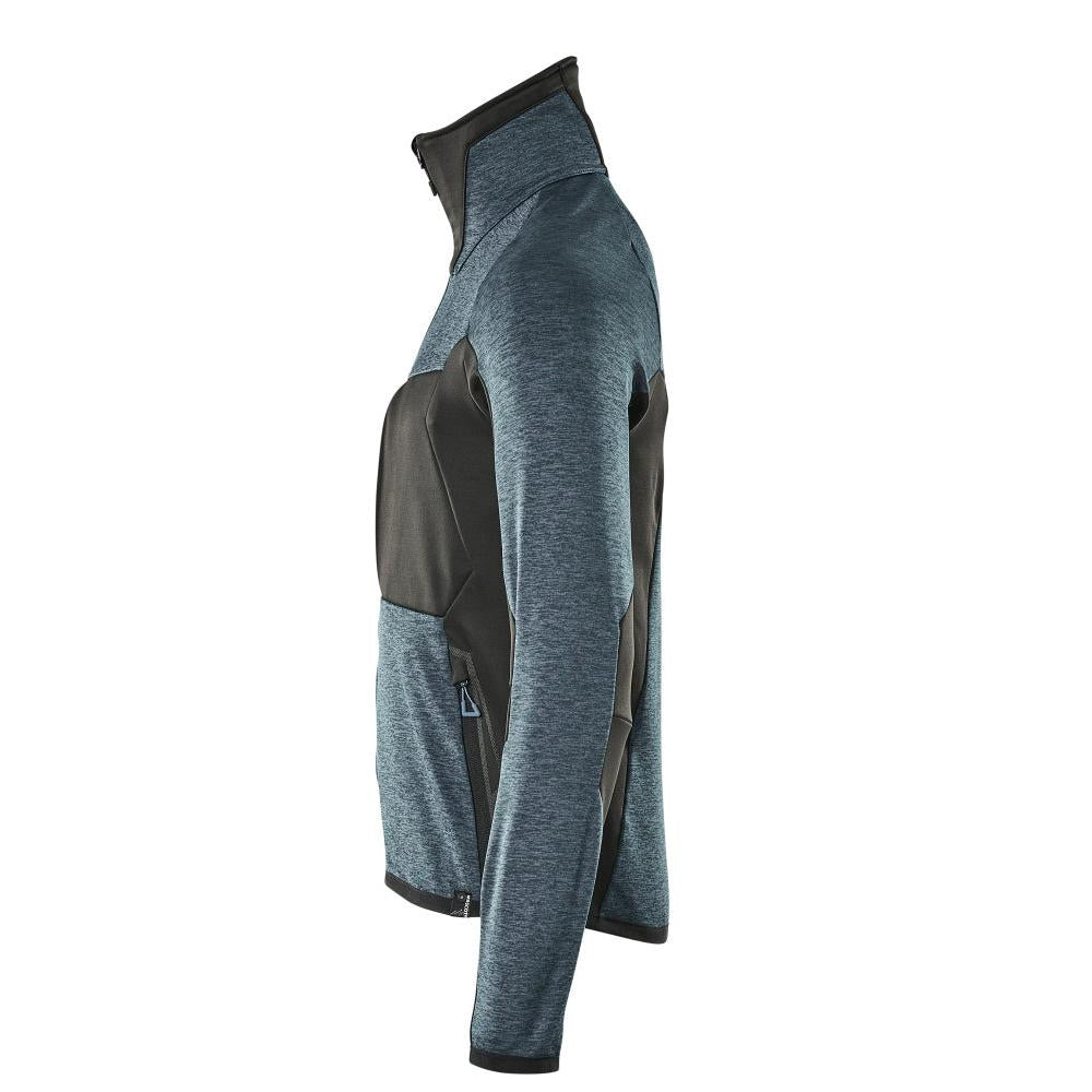Fleece-villapaita vetoketjulla mikrofleece-takki