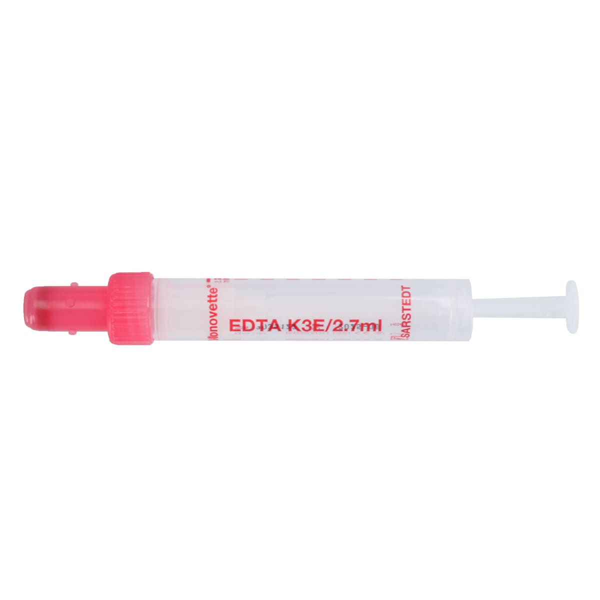 S-Monovettes, paperietiketti, violetti korkki, 2,7 ml hematologinen kalium/EDTA | Pakkaus (500 kpl)
