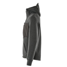 Hupullinen collegepaita, vetoketjullinen huppari, musta-pilkullinen/musta