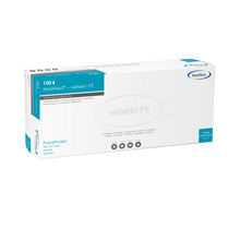 MaiMed-veterin PE eläinlääkärikäsineet 90cm, oranssi, 100 kpl/laatikko | Laatikko (100 kpl)