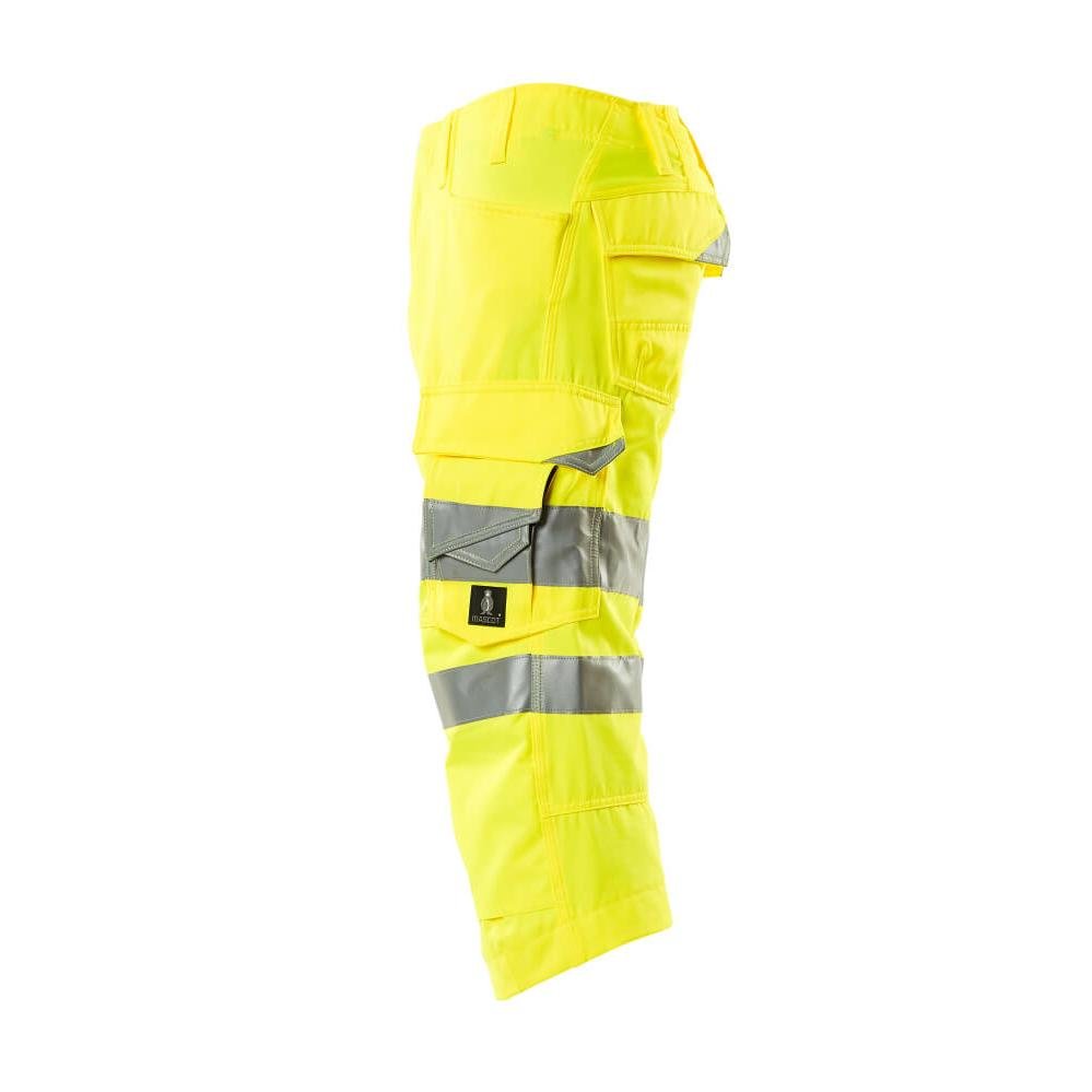 Kolmen neljäsosan pituiset housut polvitaskuilla Kolmenneljännespituiset housut