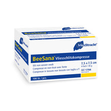 BeeSana® fleece-halkokompressio, ei-steriili, 4-kertainen