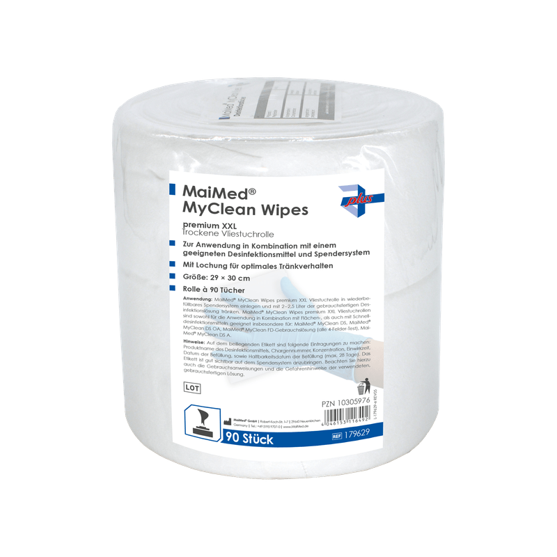MaiMed MyClean Wipes ensiluokkaiset desi-pyyhkeet