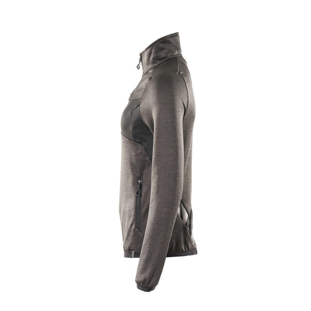 Fleecepusero, jossa lyhyt vetoketju, naisten microfleece-takki