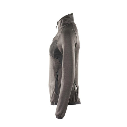 Fleecepusero, jossa lyhyt vetoketju, naisten microfleece-takki