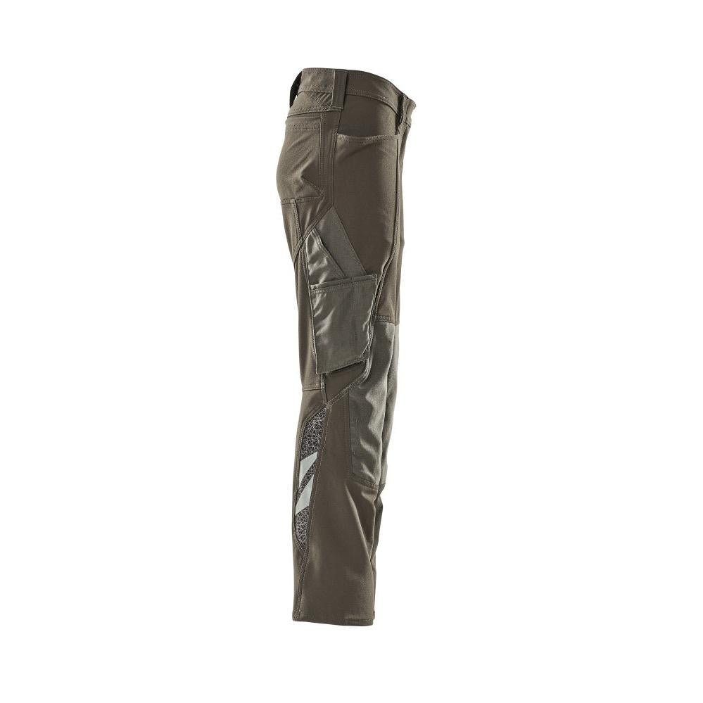 Housut, naiset, PEARL, polvitaskut, stretch housut