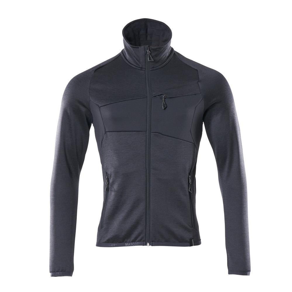 Fleece-villapaita vetoketjulla mikrofleece-takki
