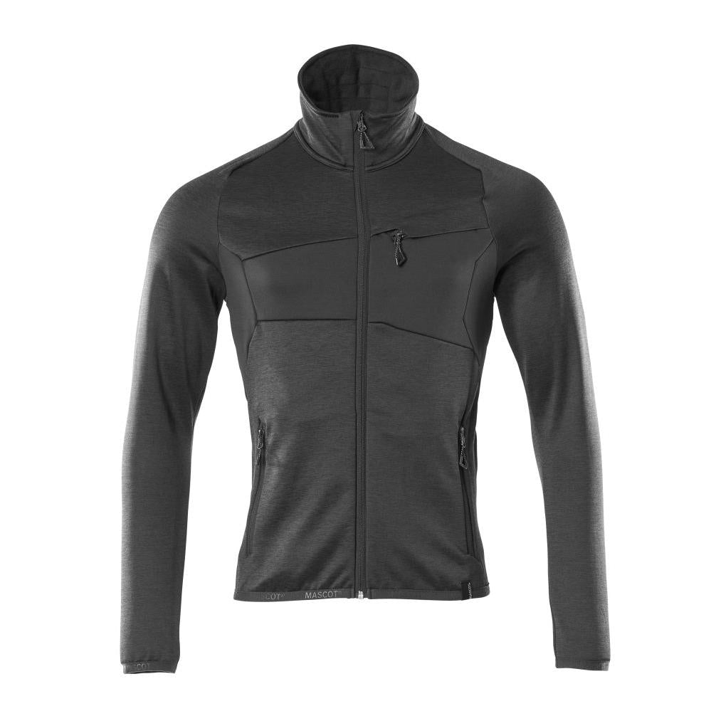 Fleece-villapaita vetoketjulla mikrofleece-takki