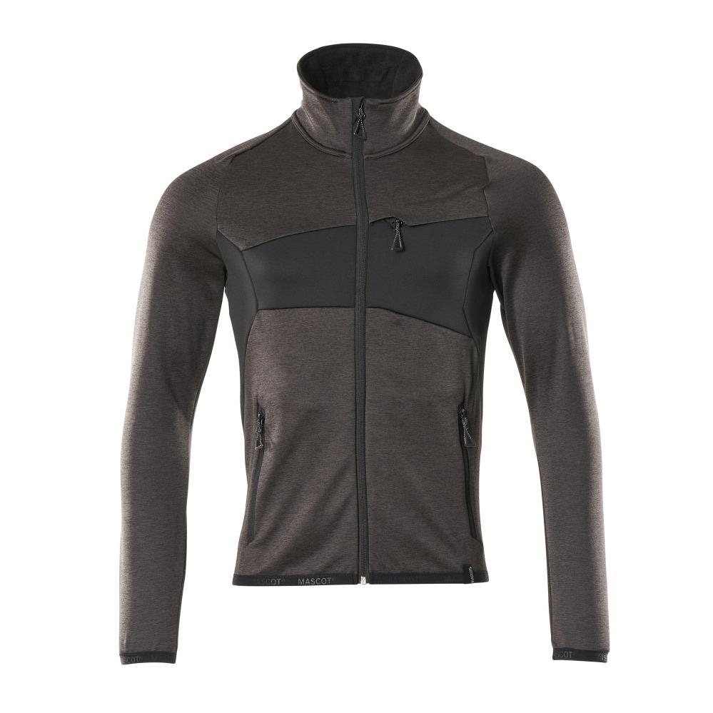 Fleece-villapaita vetoketjulla mikrofleece-takki