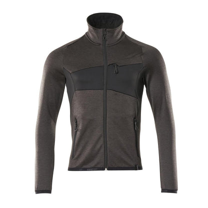 Fleece-villapaita vetoketjulla mikrofleece-takki