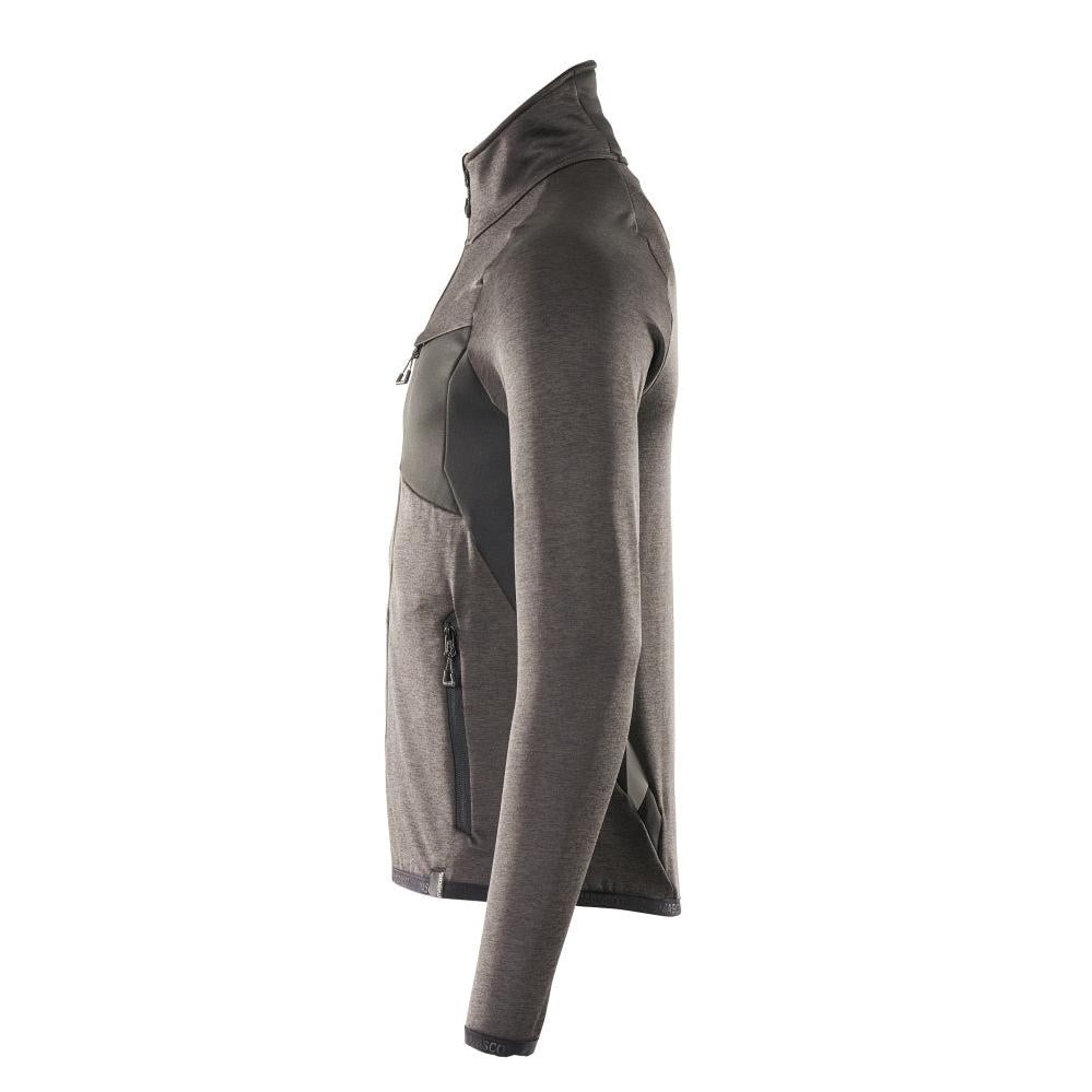 Fleece-villapaita vetoketjulla mikrofleece-takki