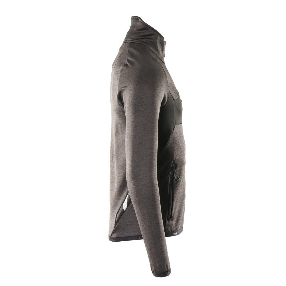 Fleece-villapaita vetoketjulla mikrofleece-takki