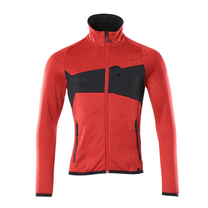 Fleece-villapaita vetoketjulla mikrofleece-takki