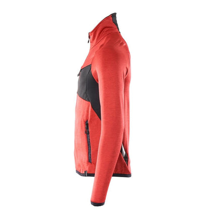 Fleece-villapaita vetoketjulla mikrofleece-takki