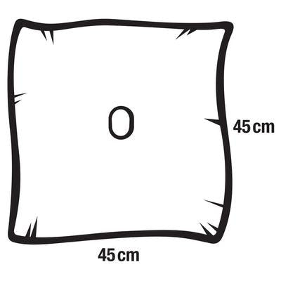 Foliodrape Elastic 45x45 5 P96St mansetti ei-steriili | Pakkaus (96 kpl)