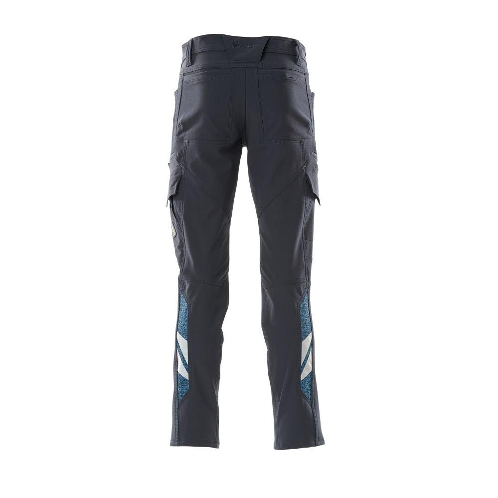 Housut, reisitaskut, ULTIMATE STRETCH -housut, musta-sininen
