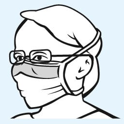 Foliodress maski huurtumista estävä | Pakkaus (50 kpl)