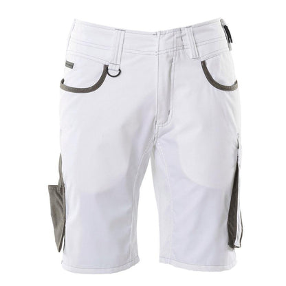 Shortsit, kevyet shortsit, valkoinen/tumma antrasiitti