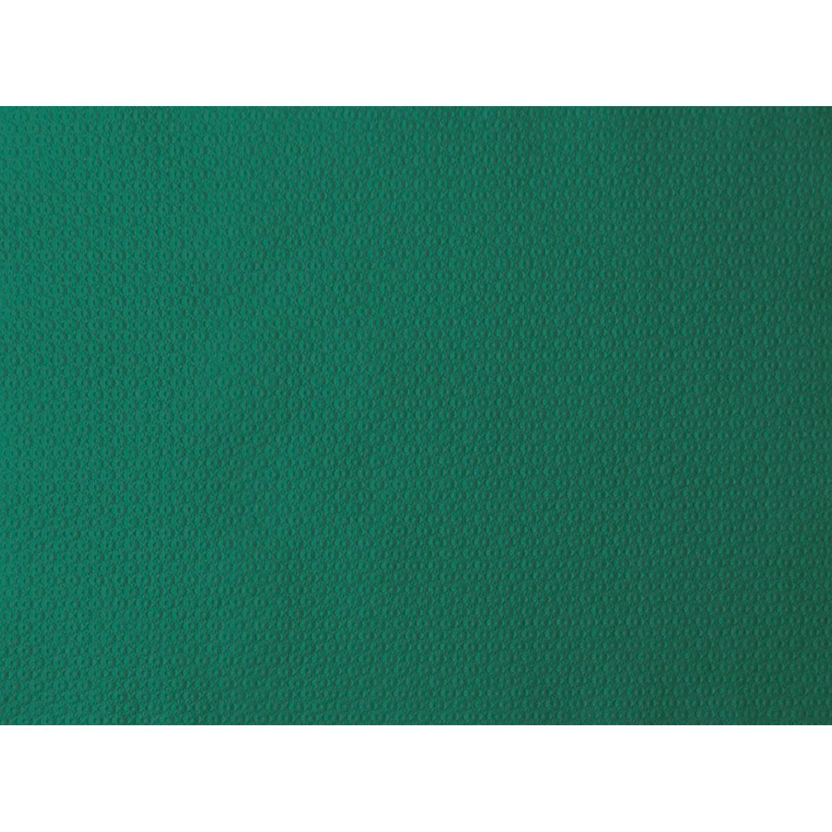 Lähikuva Duni GmbH:n metsävihreästä 30x40 cm paperisesta pöytätablettista näyttää hienopisteisen rakenteen - täydellinen korkealaatuiseksi pöytäkoristeeksi; saatavana 500 kappaleen pakkauksessa.