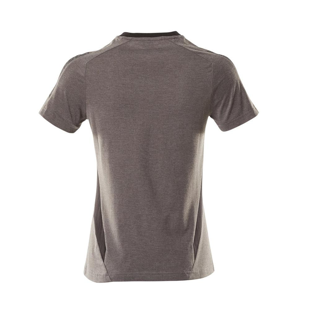 T-paita, naisten T-paita, tumma antrasiitti/musta