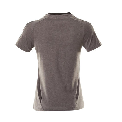 T-paita, naisten T-paita, tumma antrasiitti/musta