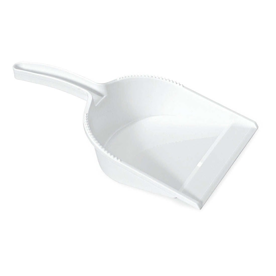 Die Nölle Profi-Bürste HACCP Kehrschaufel ohne Lippe, aus strapazierfähigem Kunststoff mit Stiel und Aufhängeloch, hat eine flache Kante zum leichten Aufsammeln von Schmutz und erhöhte Seiten zum Festhalten von Schmutz. Marke: Nölle Profi Brush Bürsten- & Pinseltechnik e.K.