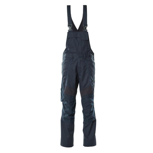 Dungarees, polvitaskut, joustavat sisäosat Dungarees, musta-sininen