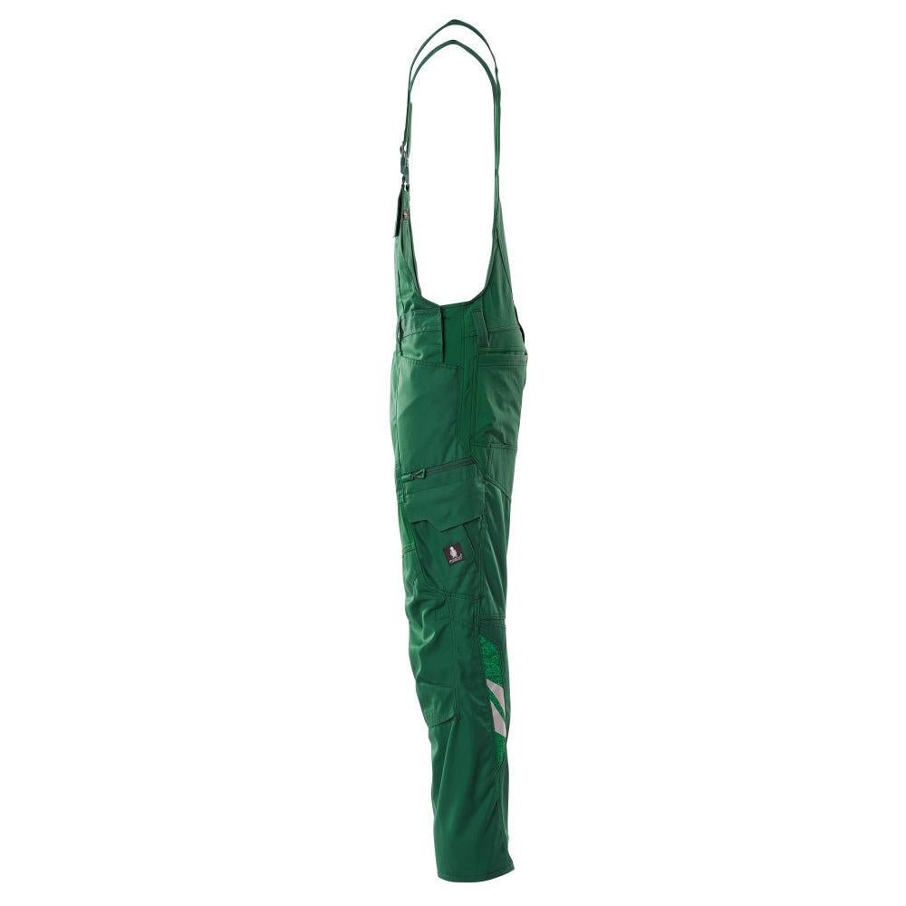 Dungarees, polvitaskut, joustavat sisäosat Dungarees, vihreä