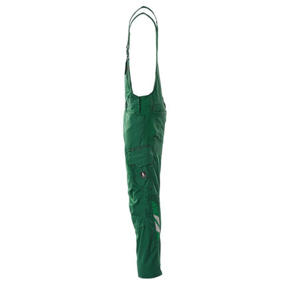 Dungarees, polvitaskut, joustavat sisäosat Dungarees, vihreä