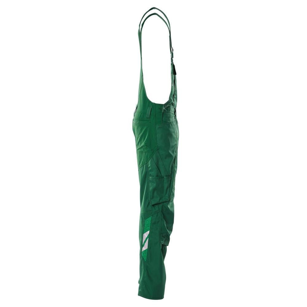 Dungarees, polvitaskut, joustavat sisäosat Dungarees, vihreä