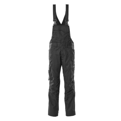 Dungarees, polvitaskut, joustavat sisäosat Dungarees, musta