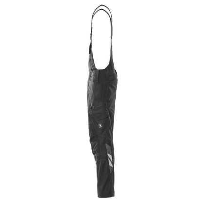Dungarees, polvitaskut, joustavat sisäosat Dungarees, musta
