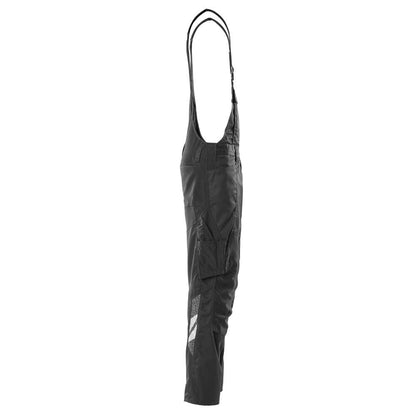Dungarees, polvitaskut, joustavat sisäosat Dungarees, musta