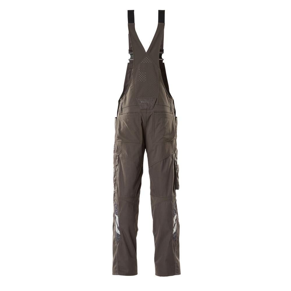 Dungarees, polvitaskut, joustavat sisäosat Dungarees, tumma antrasiitti