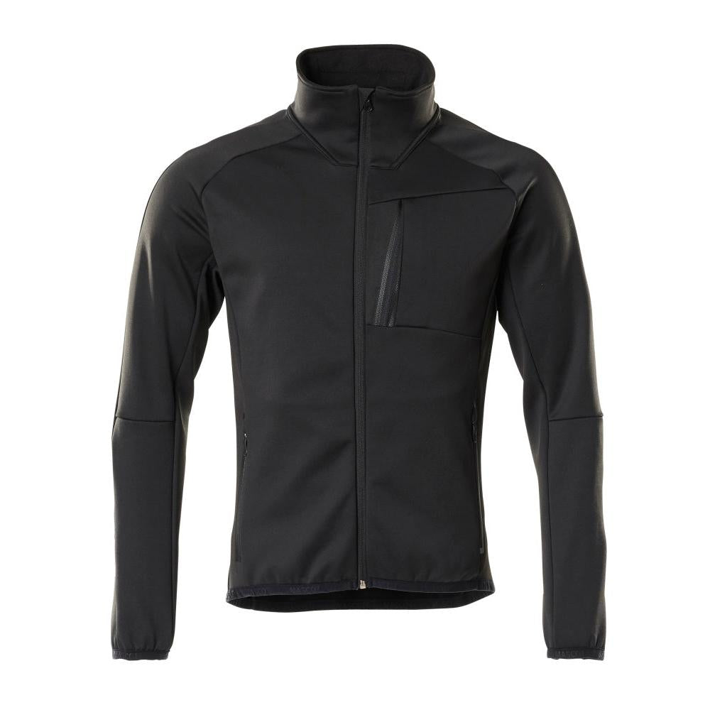 Fleece-villapaita vetoketjulla mikrofleece-takki