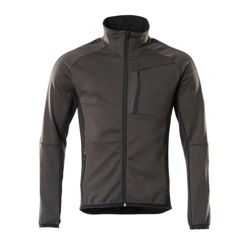 Fleece-villapaita vetoketjulla mikrofleece-takki