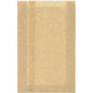 Yksinkertainen, suorakaiteen muotoinen, vaaleanruskea matza lepää valkoisella taustalla Duni GmbH Graspapier-Tüte Bloom Medium 310x200 mm:n luonnollisen ruohopaperin vieressä (500 kappaleen pakkaus).