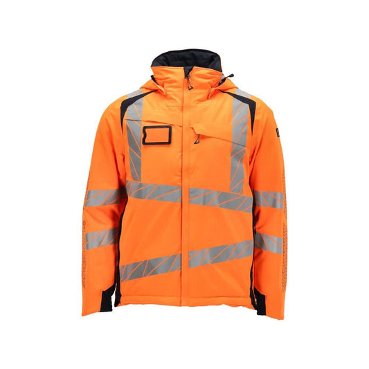Talvitakki CLIMASCOT®, kevyt talvitakki, hi-vis oranssi/musta-sininen
