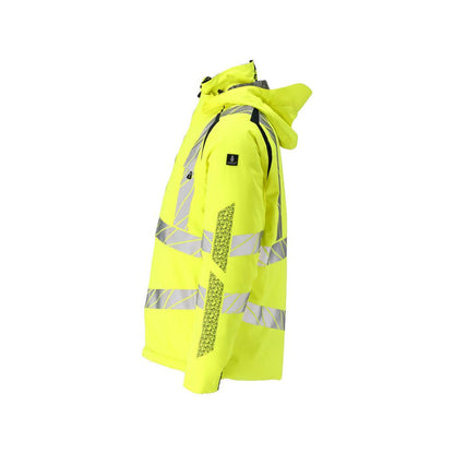 Talvitakki CLIMASCOT®, kevyt talvitakki, hi-vis keltainen/musta-sininen
