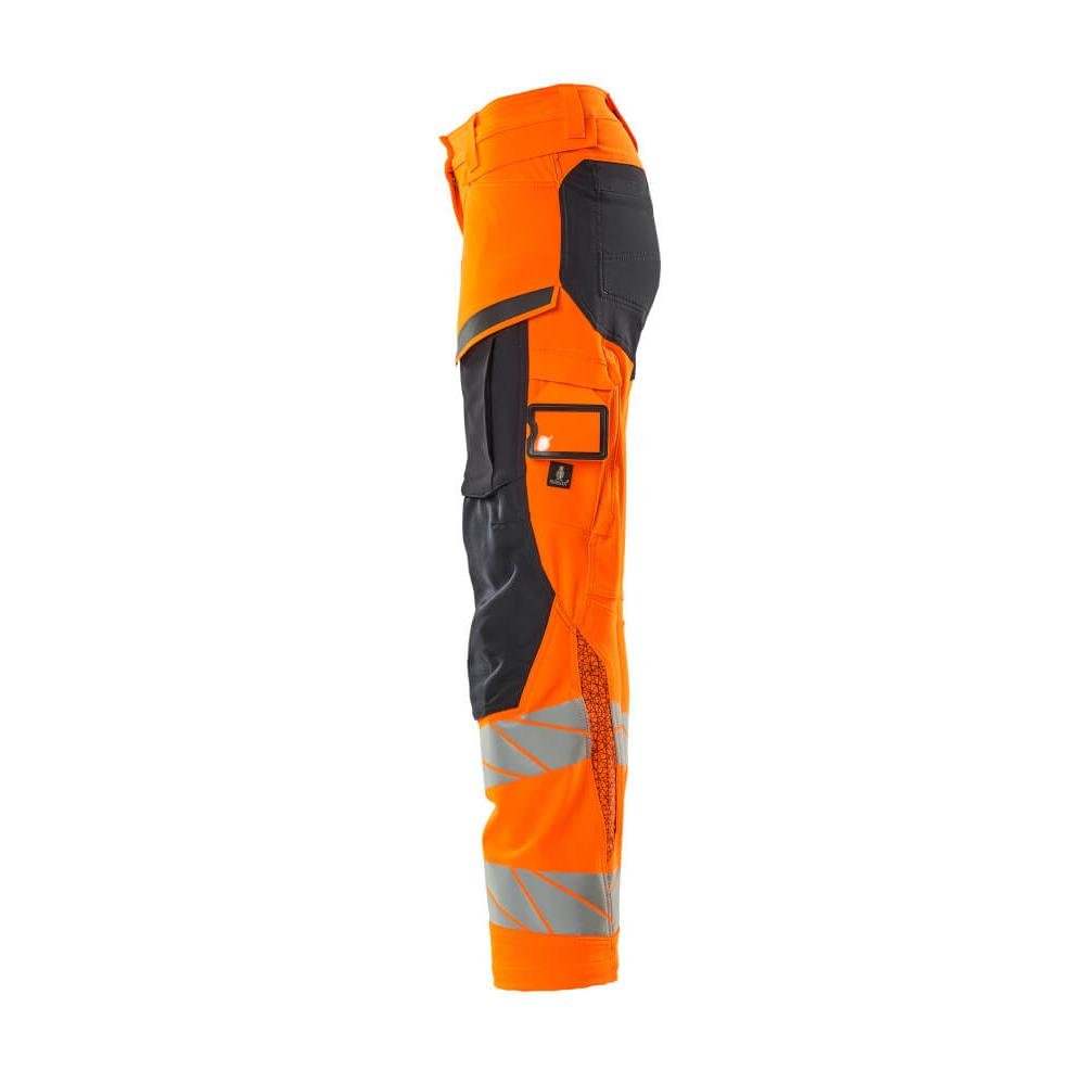 Housut, naiset, DIAMOND, polvitaskut, stretch housut
