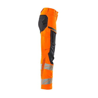 Housut, naiset, DIAMOND, polvitaskut, stretch housut