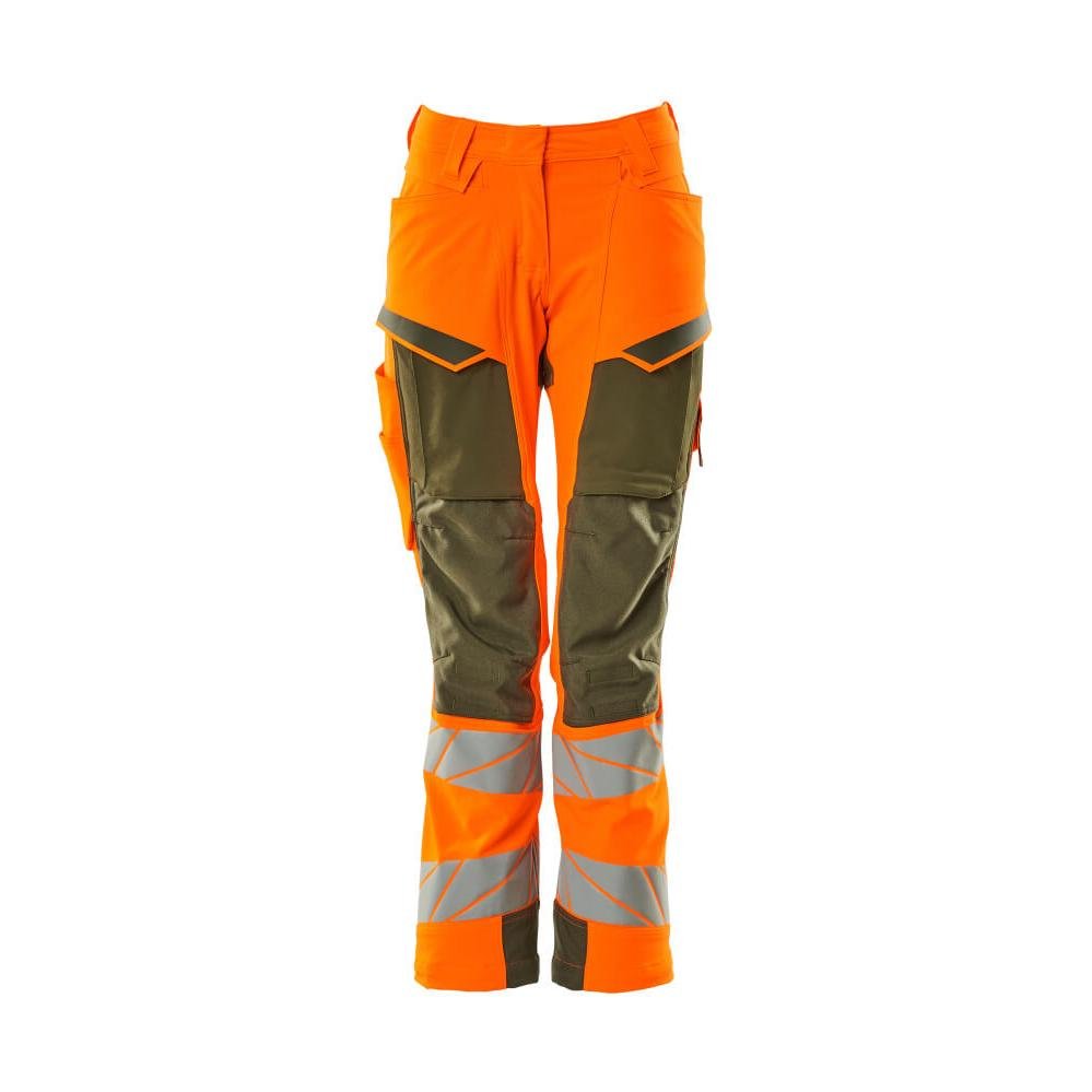 Housut, naiset, DIAMOND, polvitaskut, stretch housut