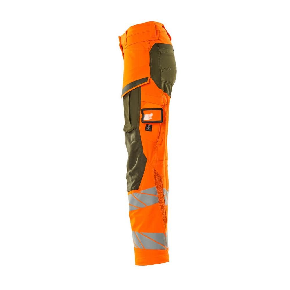 Housut, naiset, DIAMOND, polvitaskut, stretch housut
